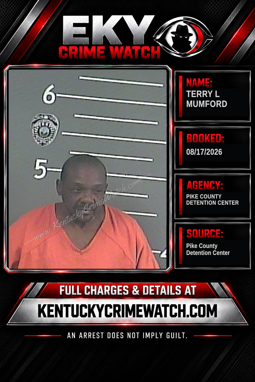 TERRY L MUMFORD booking image