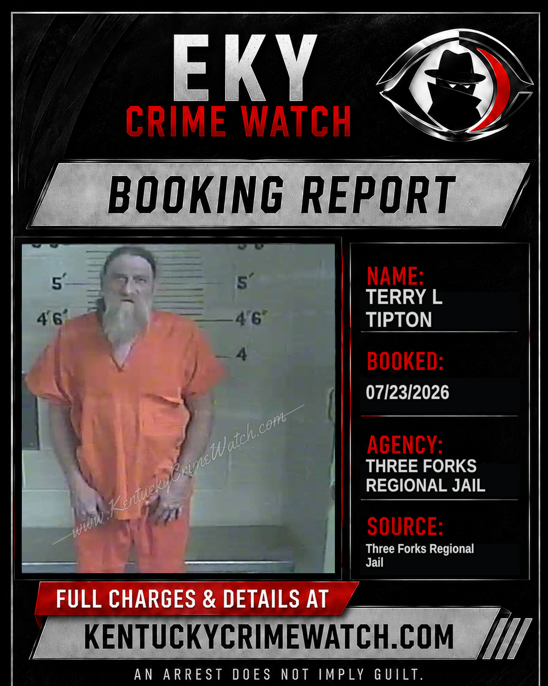 Terry L Tipton booking image
