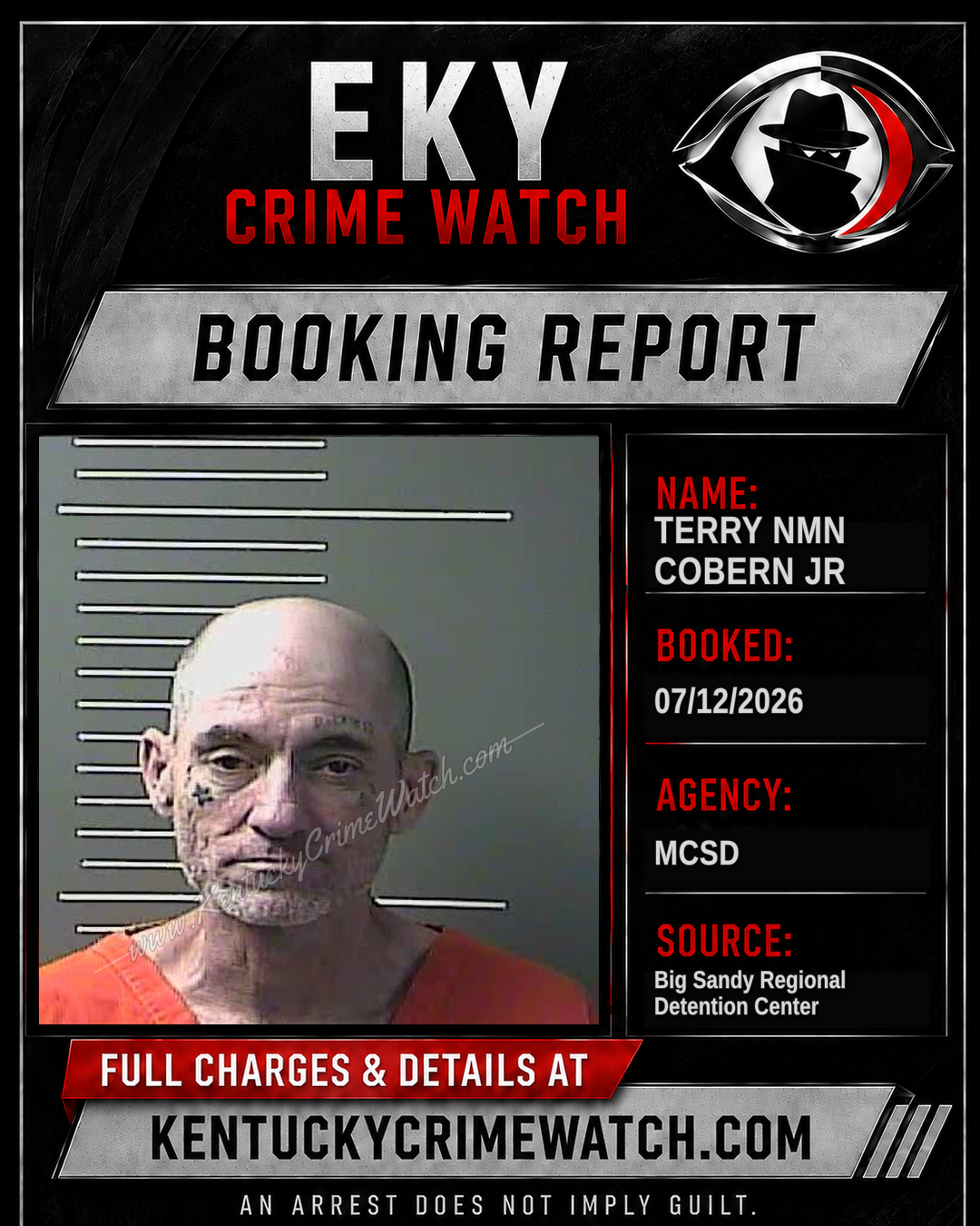 TERRY NMN COBERN JR booking image
