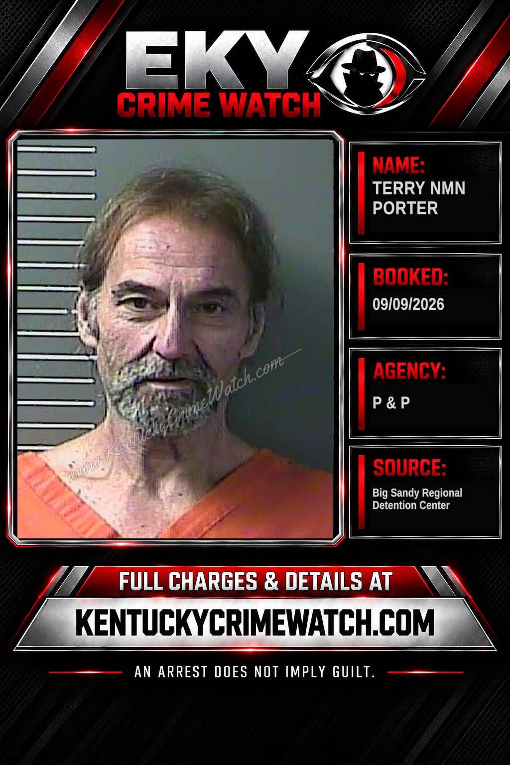 TERRY NMN PORTER booking image