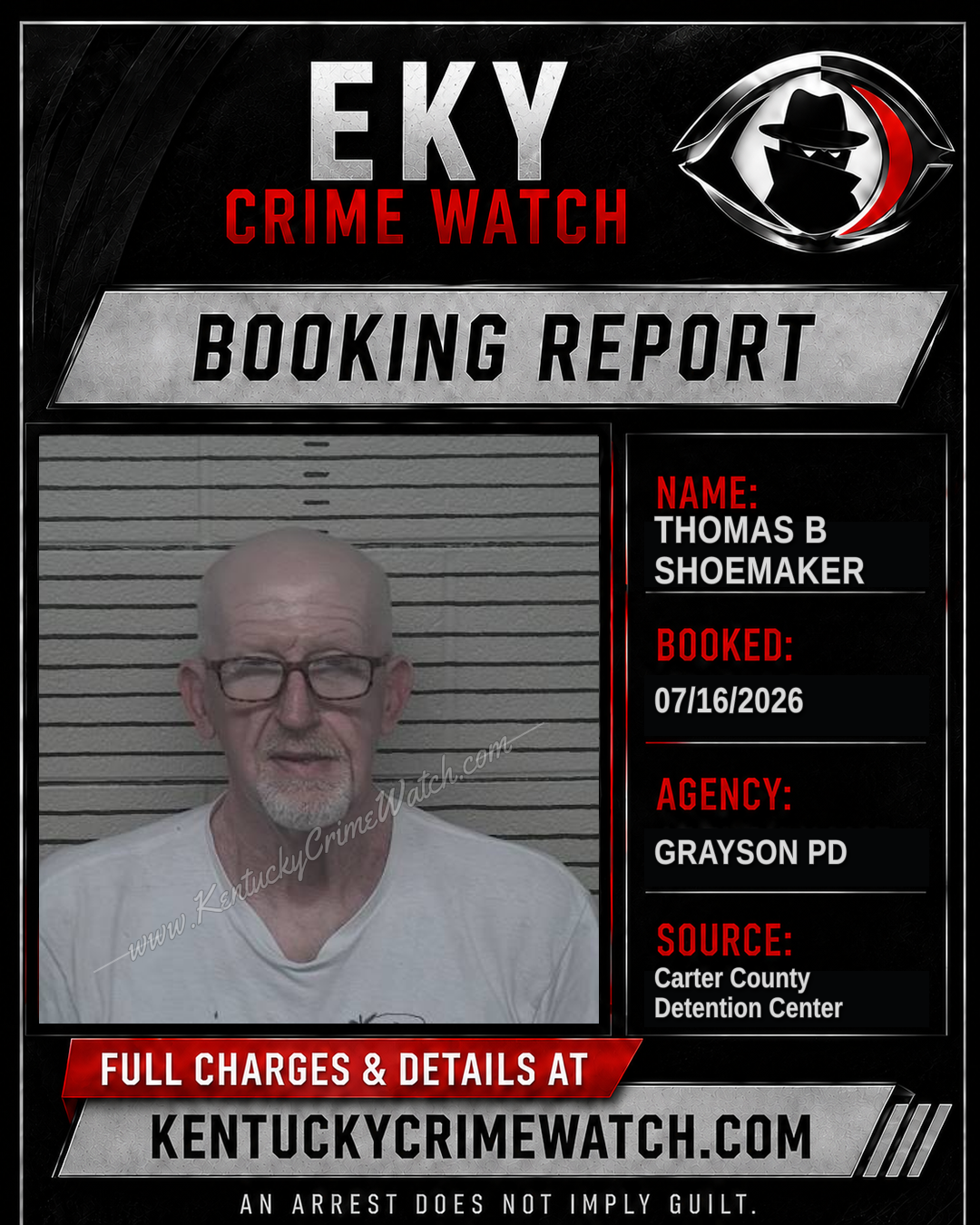 THOMAS B SHOEMAKER booking image