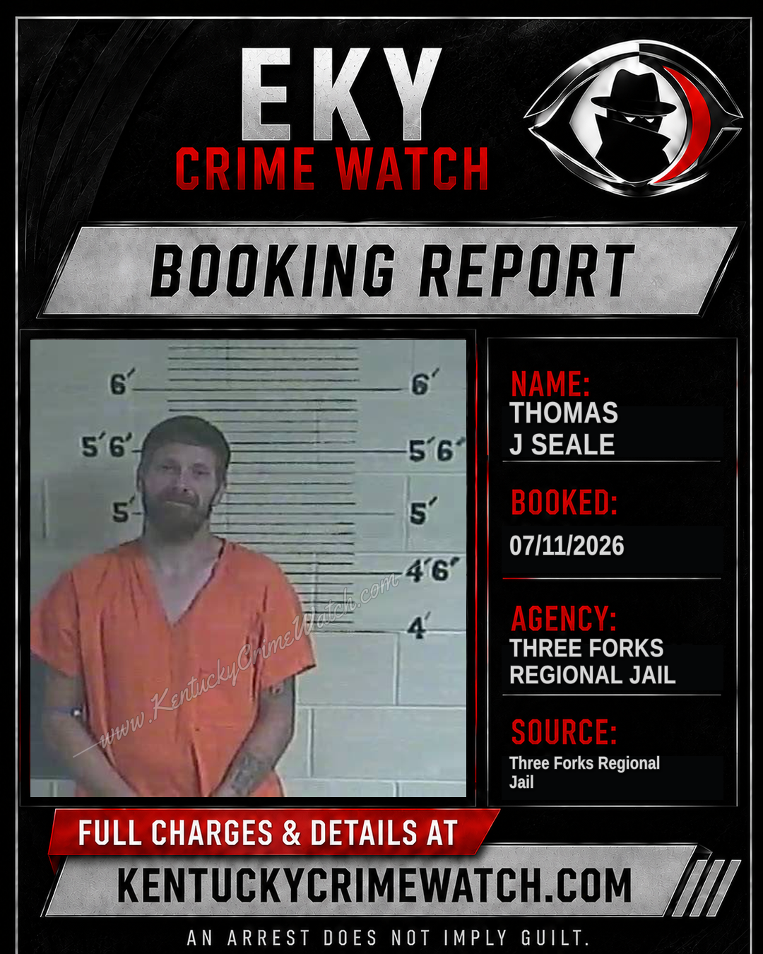 Thomas J Seale booking image
