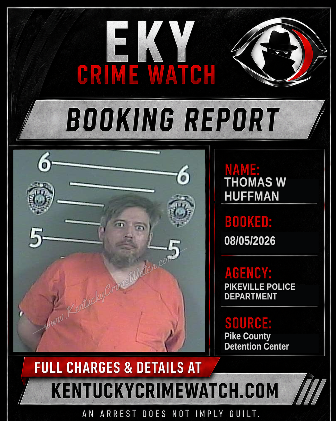 THOMAS W HUFFMAN booking image