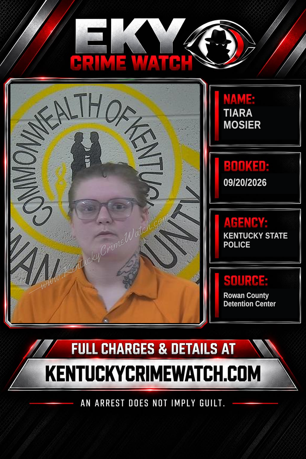 TIARA MOSIER booking image