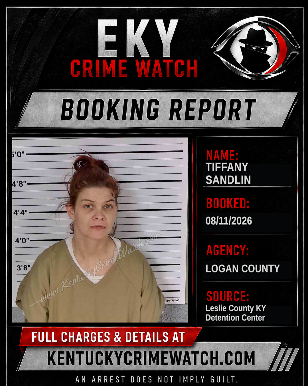 TIFFANY SANDLIN booking image