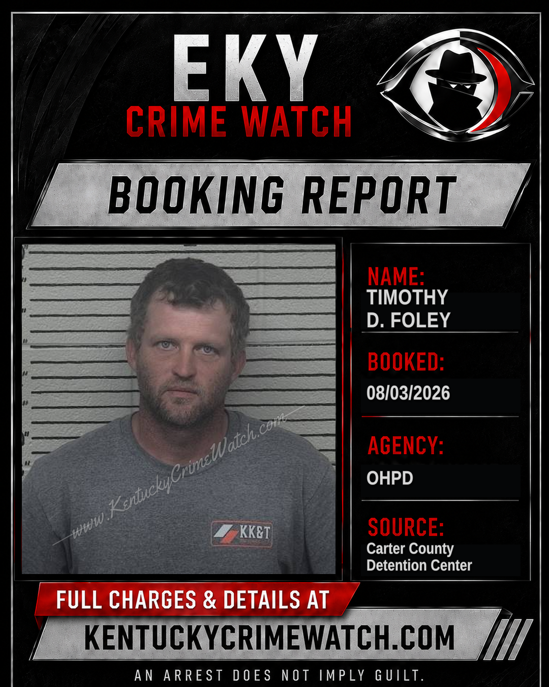 TIMOTHY D. FOLEY booking image