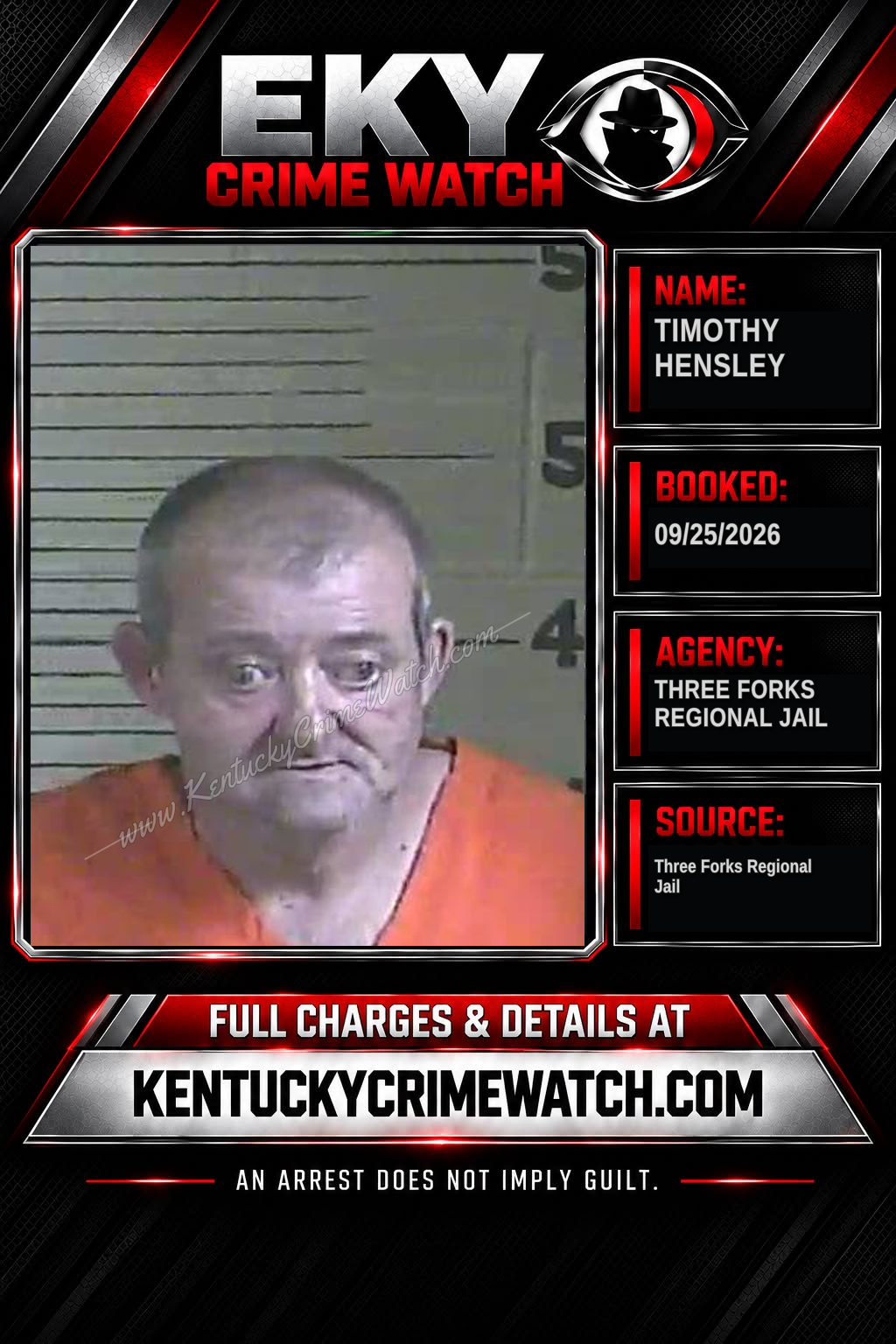 Timothy Hensley booking image