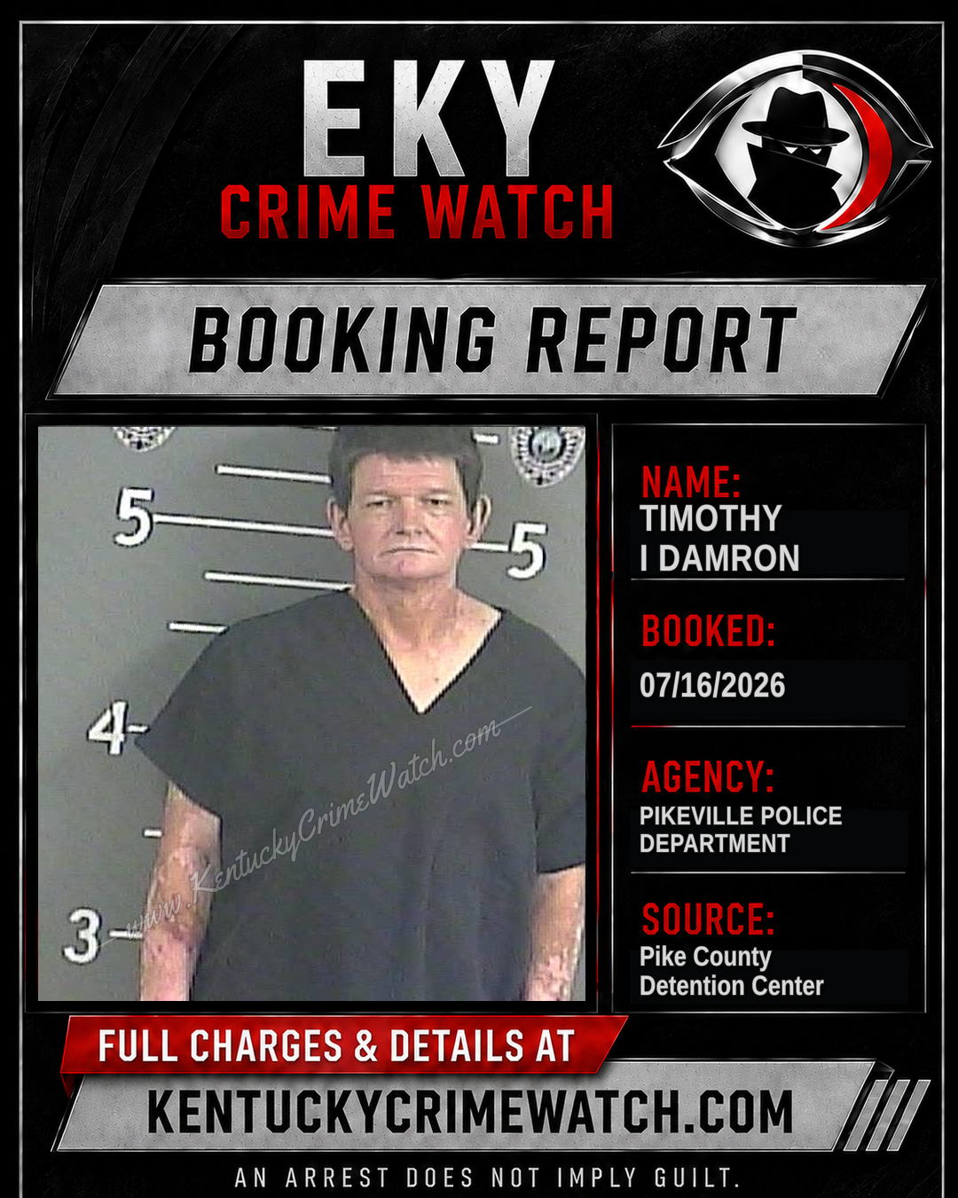 TIMOTHY I DAMRON booking image