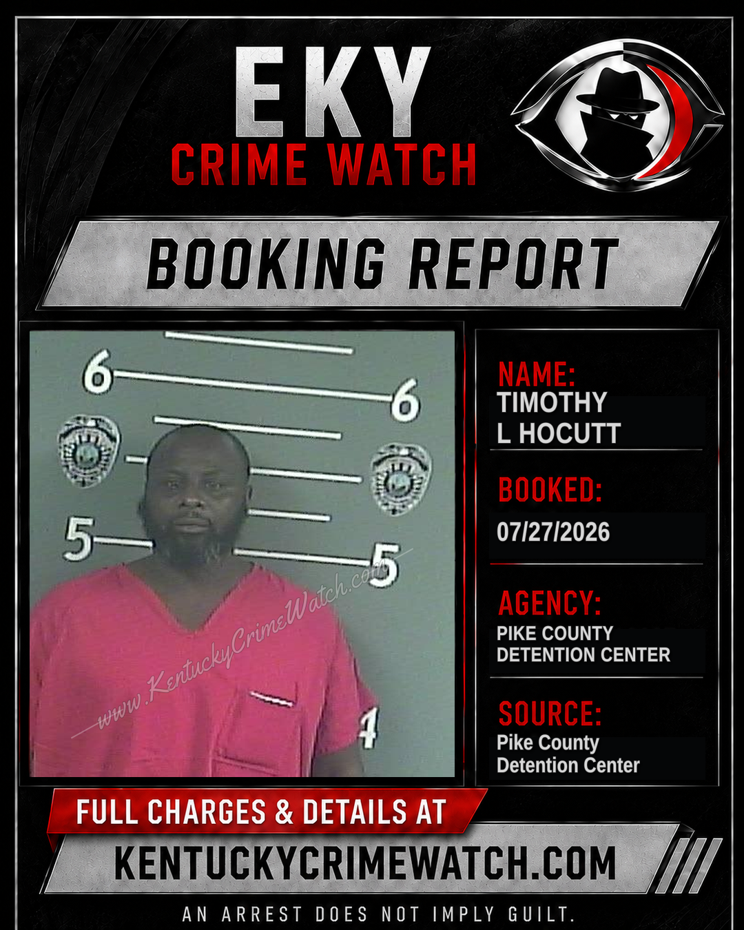 TIMOTHY L HOCUTT booking image