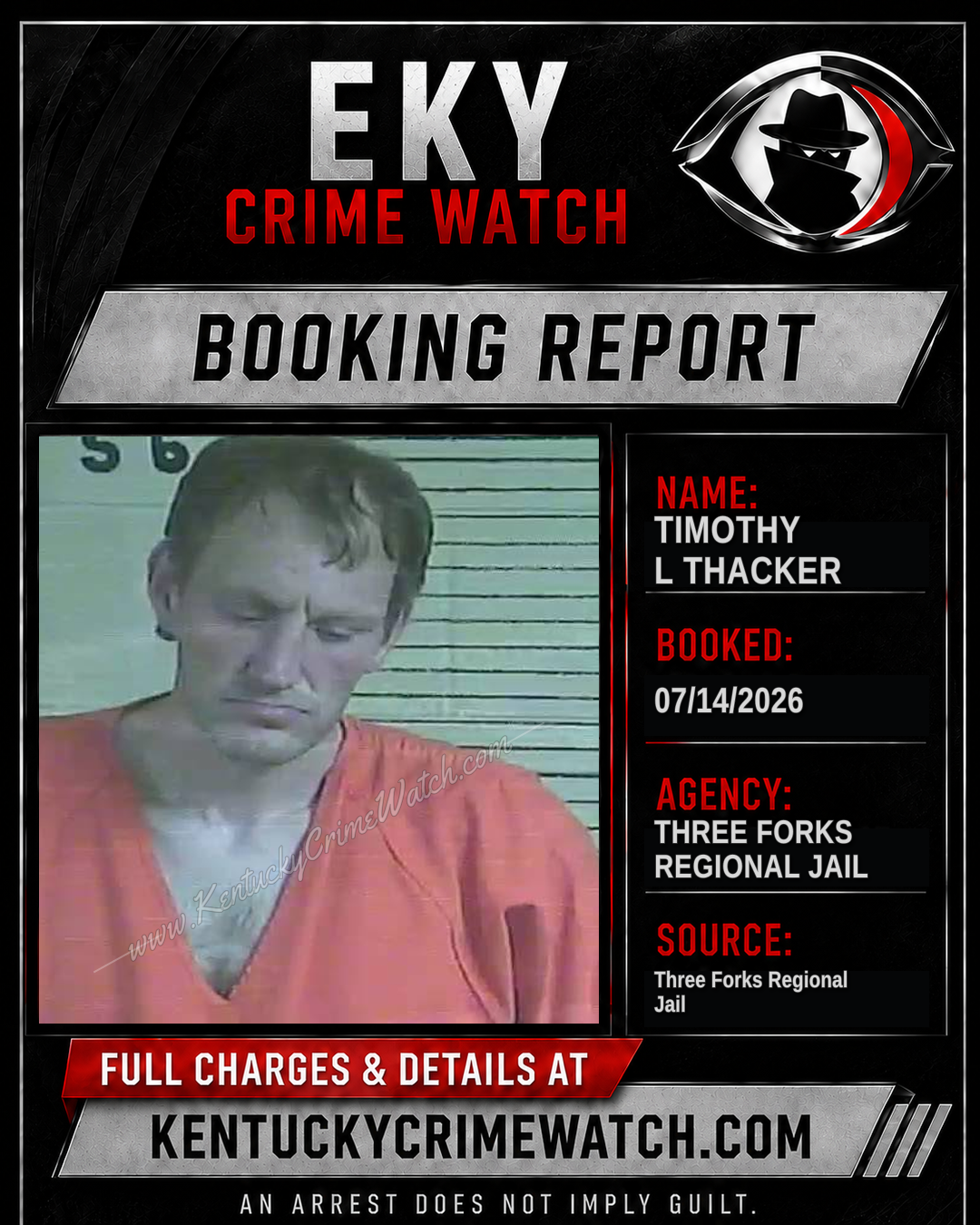 Timothy L Thacker booking image