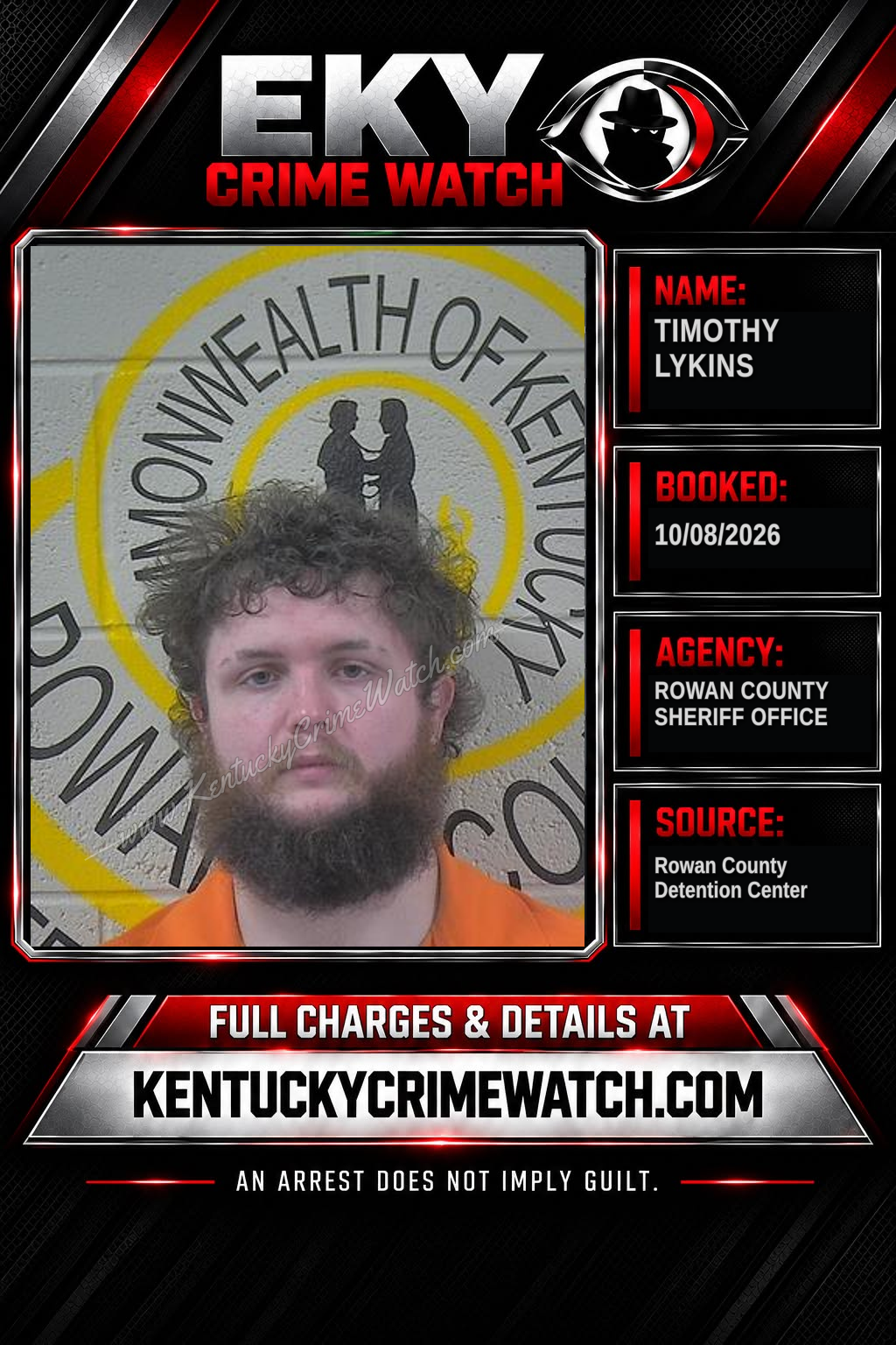 TIMOTHY LYKINS booking image