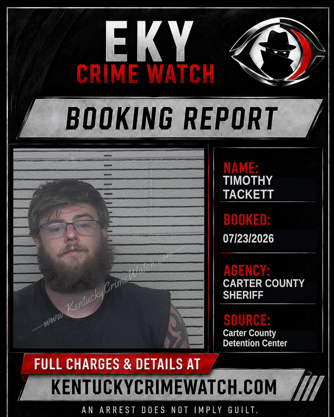 TIMOTHY TACKETT booking image
