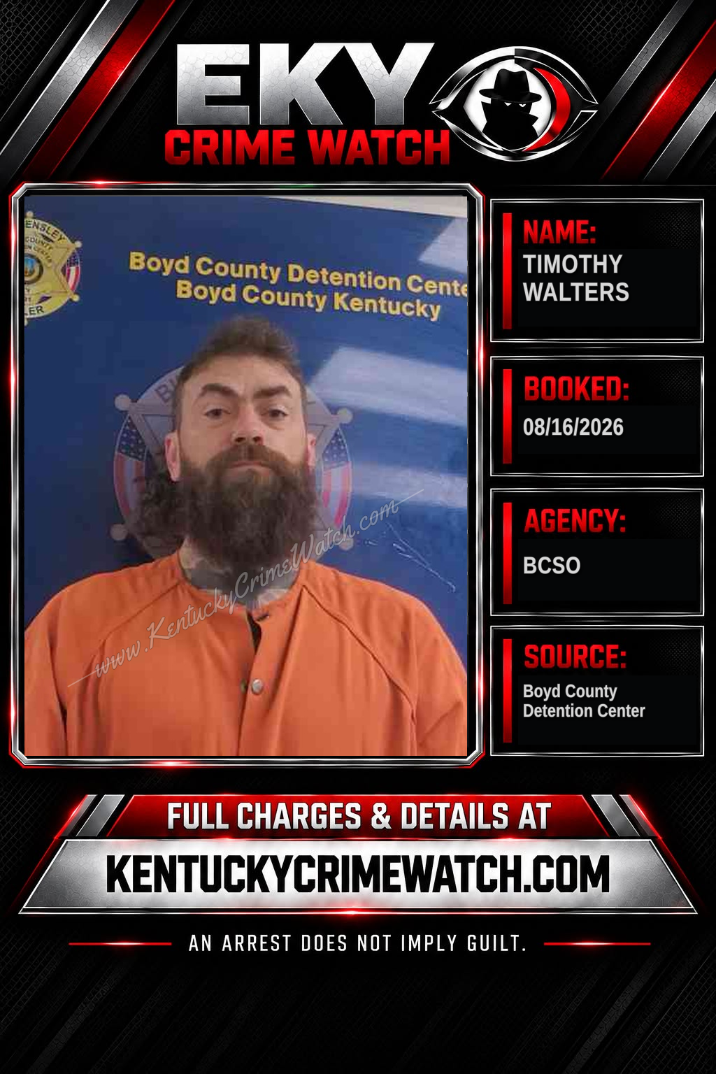 TIMOTHY WALTERS booking image