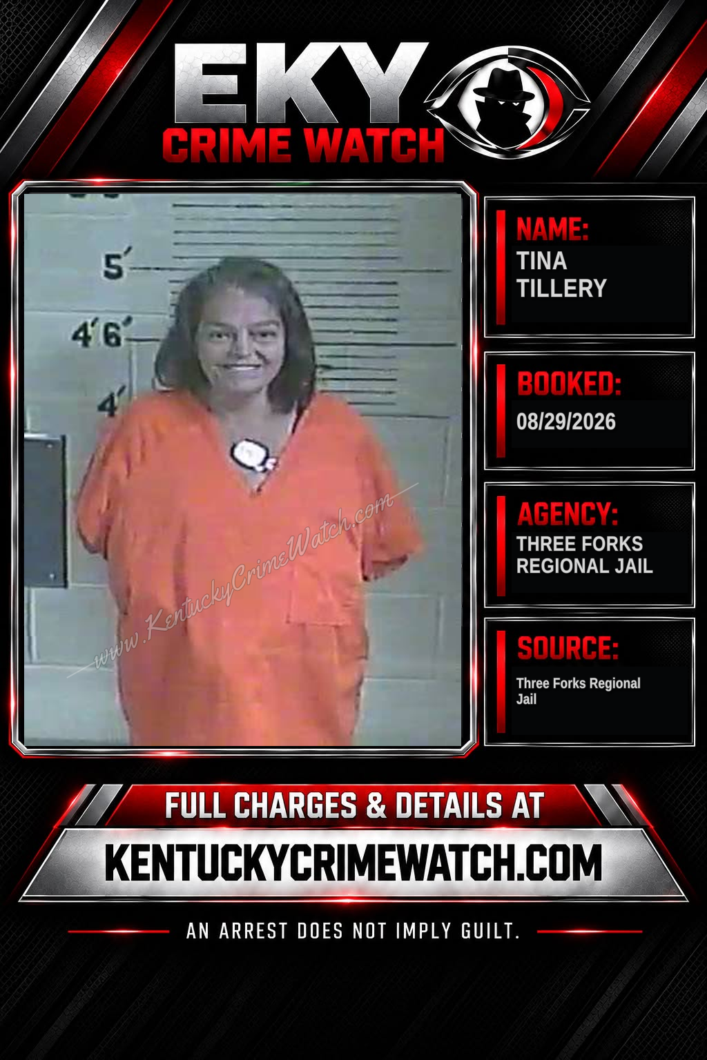 Tina Tillery booking image