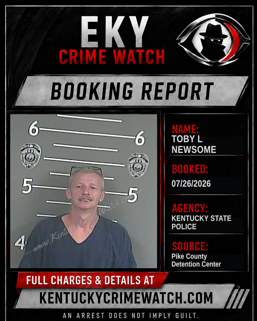 TOBY L NEWSOME booking image