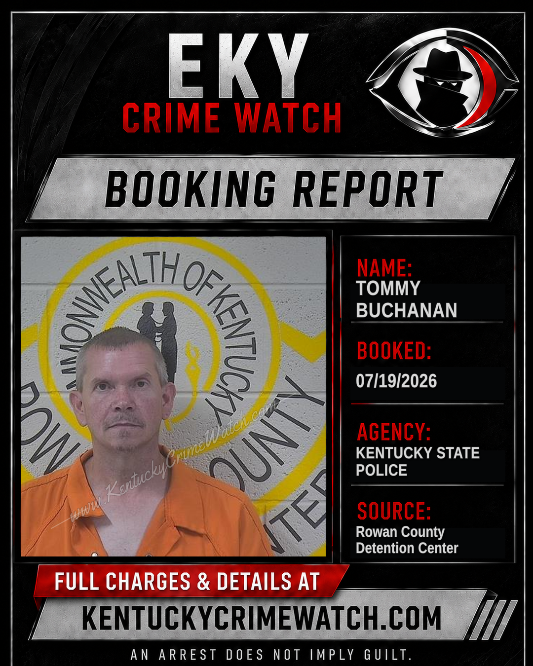 TOMMY BUCHANAN booking image