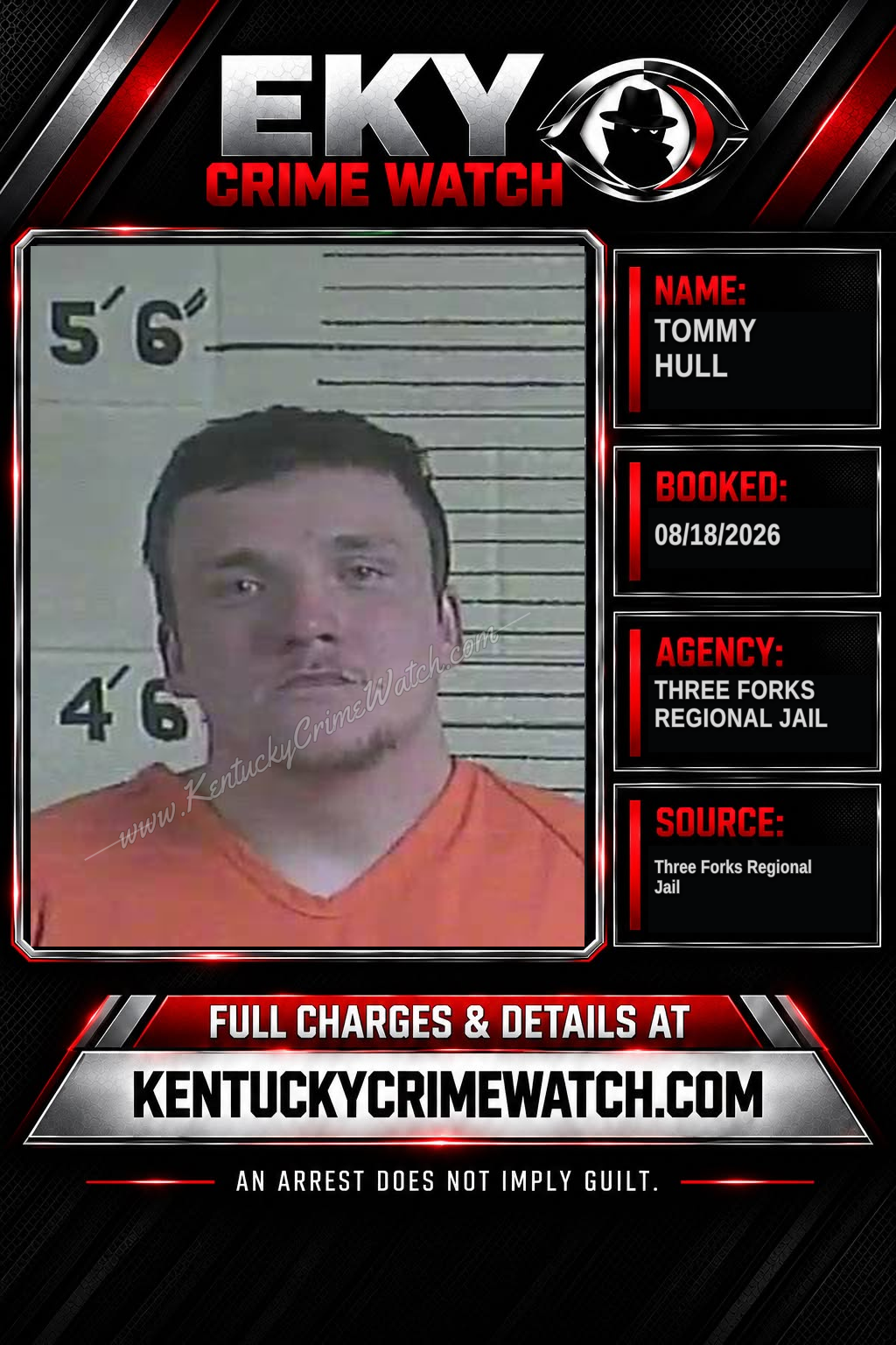 Tommy Hull booking image