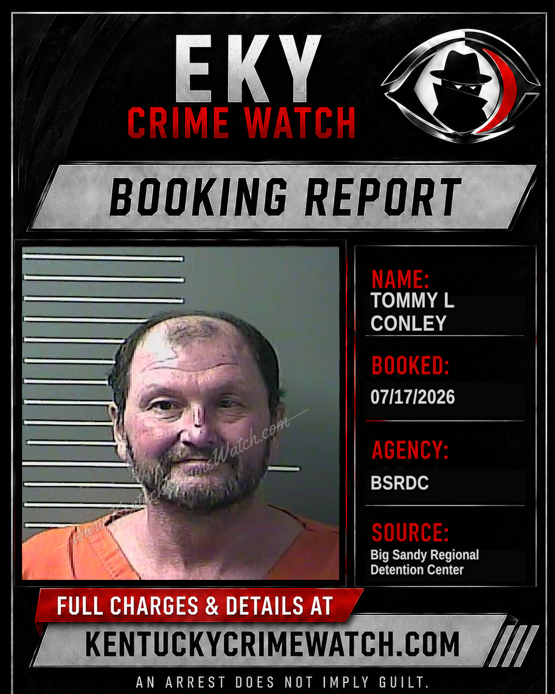 TOMMY L CONLEY booking image