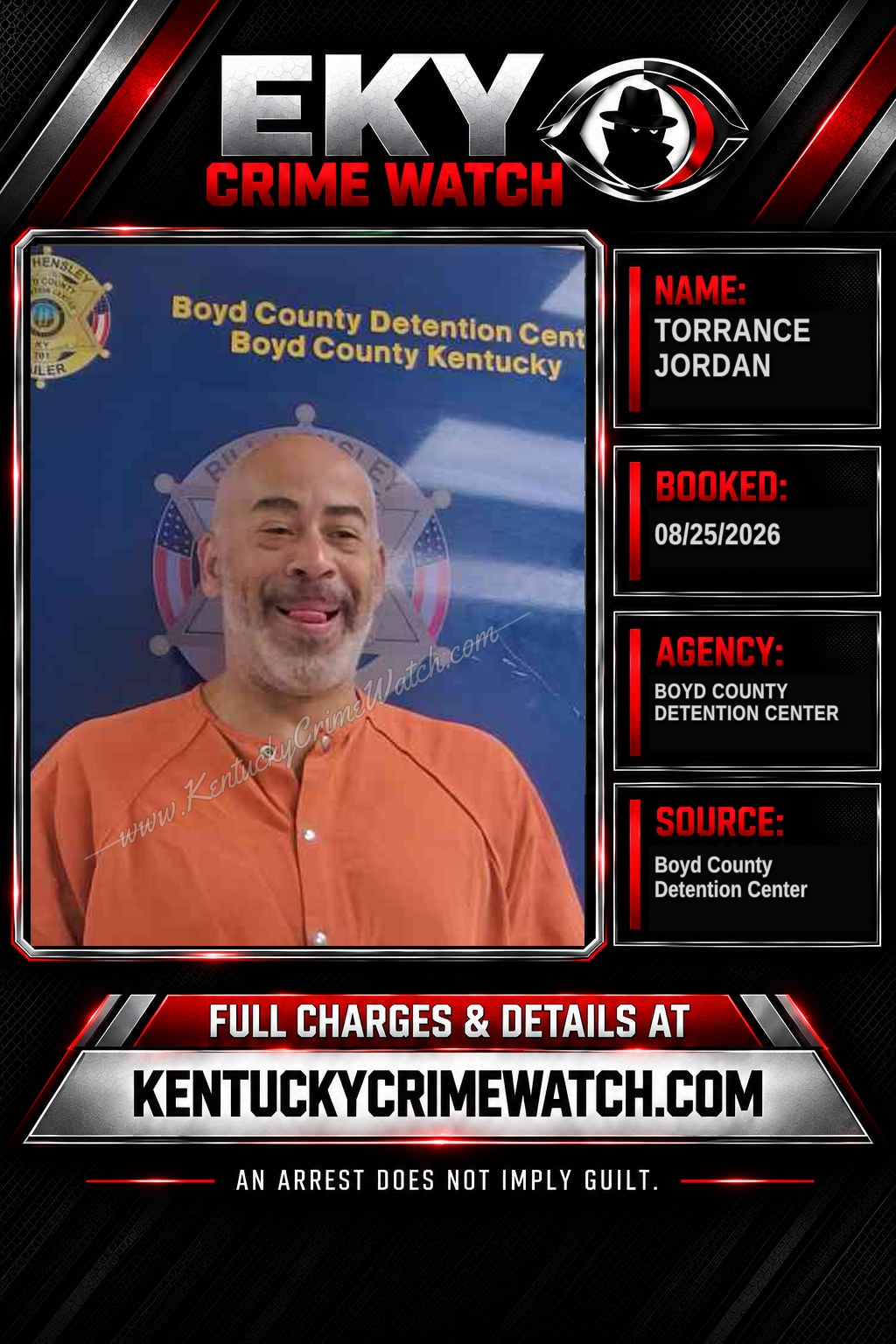 TORRANCE JORDAN booking image
