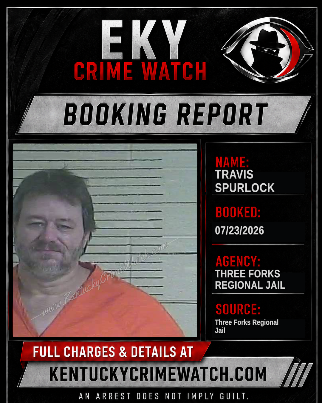 Travis Spurlock booking image