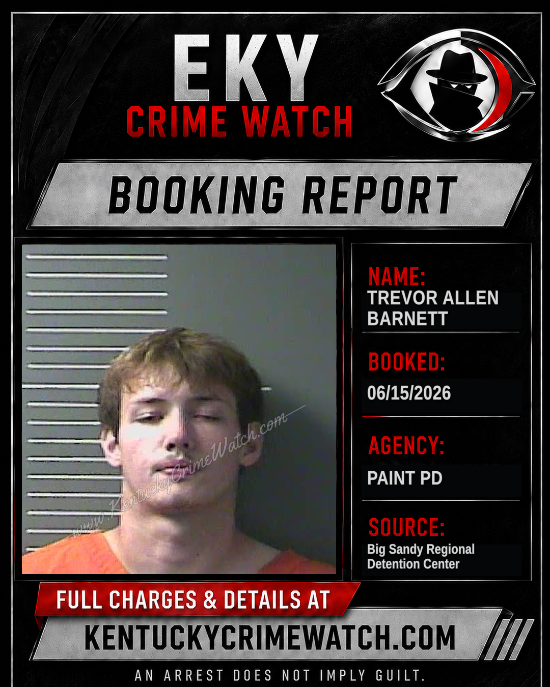 TREVOR ALLEN BARNETT booking image