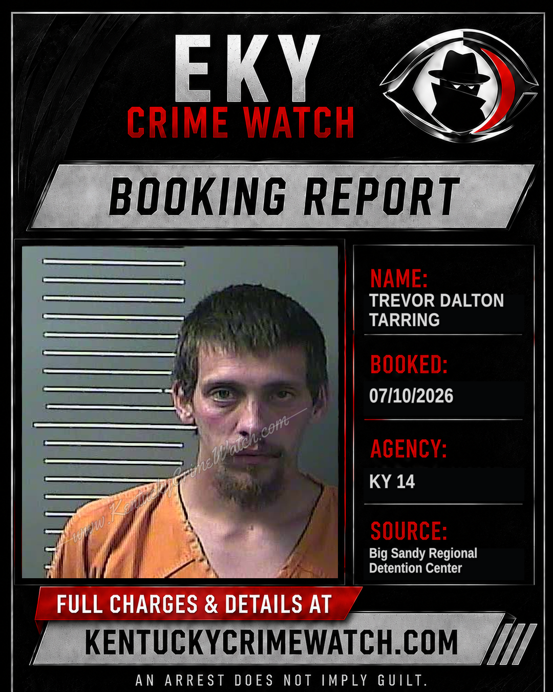 TREVOR DALTON TARRING booking image