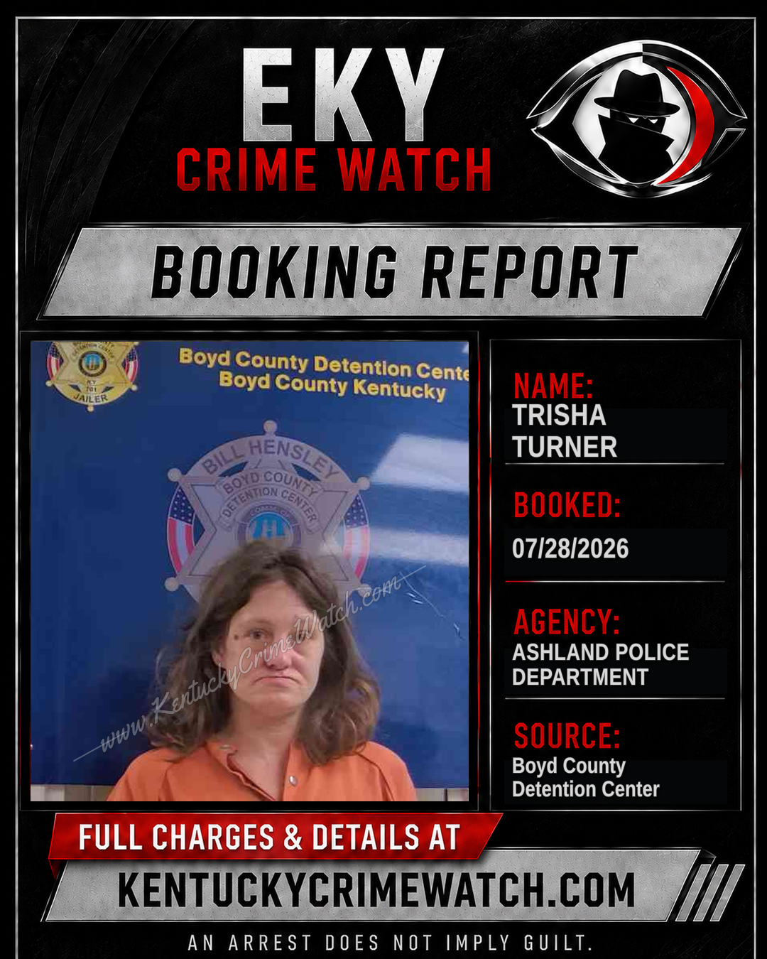TRISHA TURNER booking image