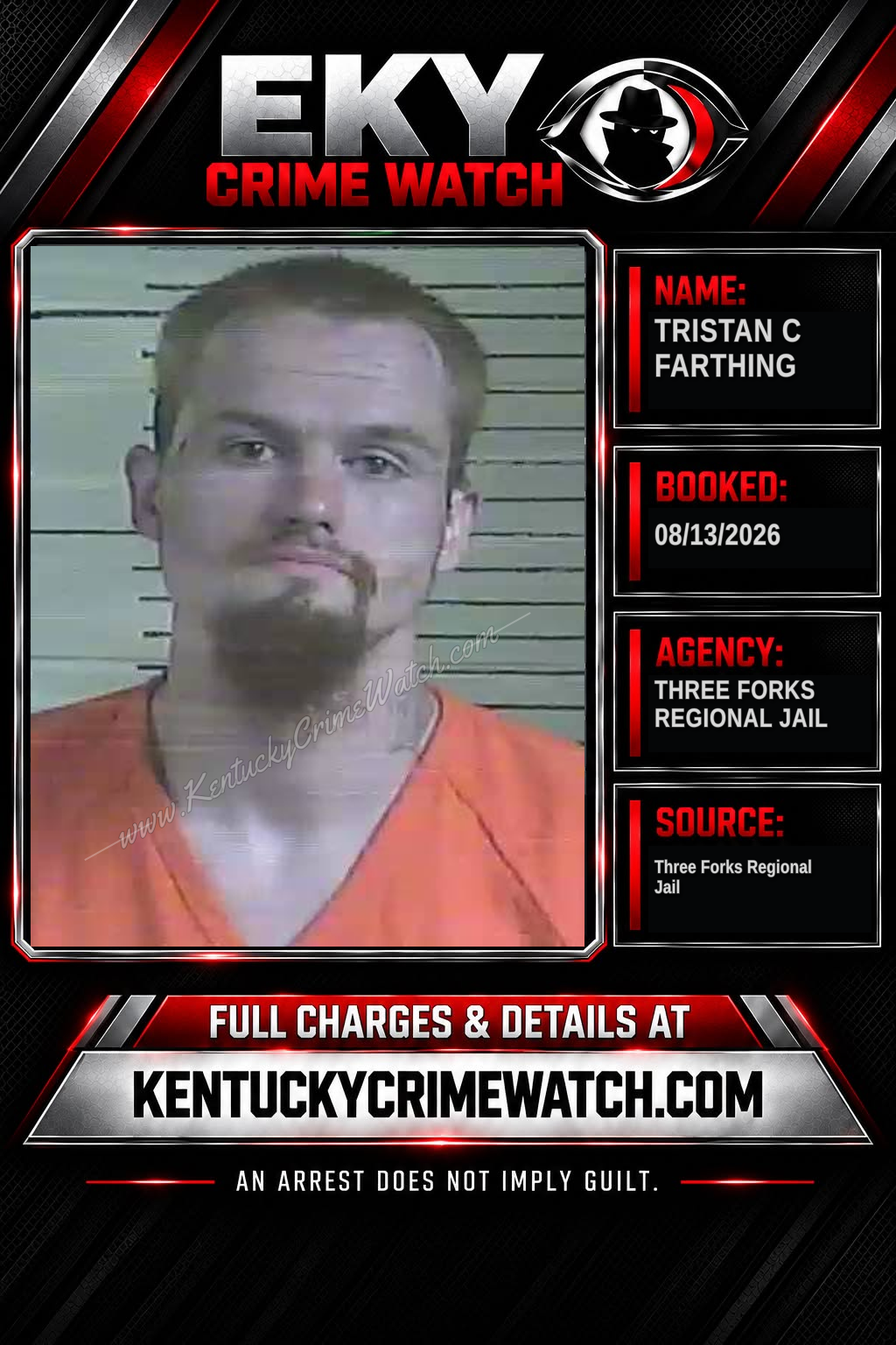Tristan C Farthing booking image