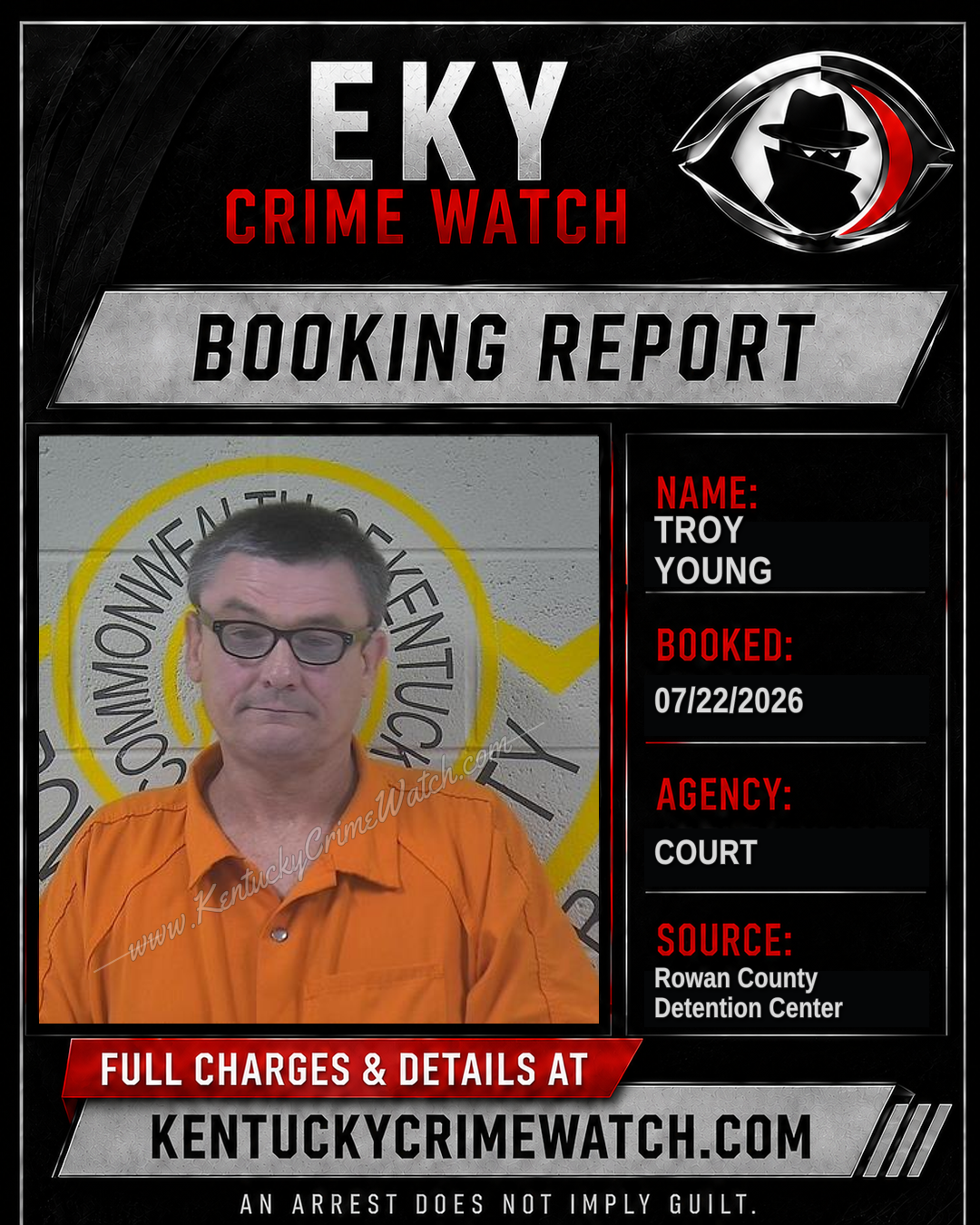 TROY YOUNG booking image