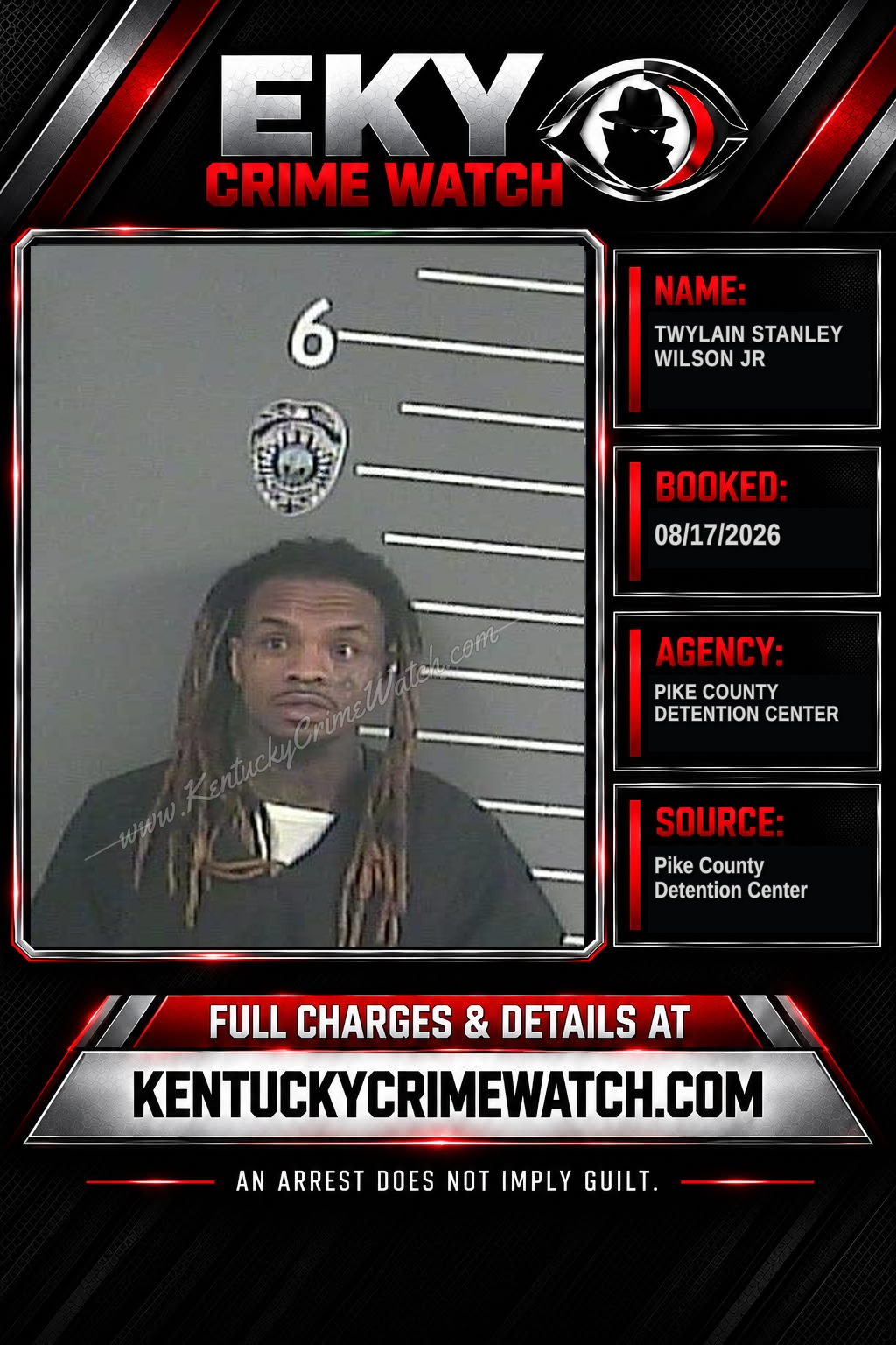 TWYLAIN STANLEY WILSON JR booking image