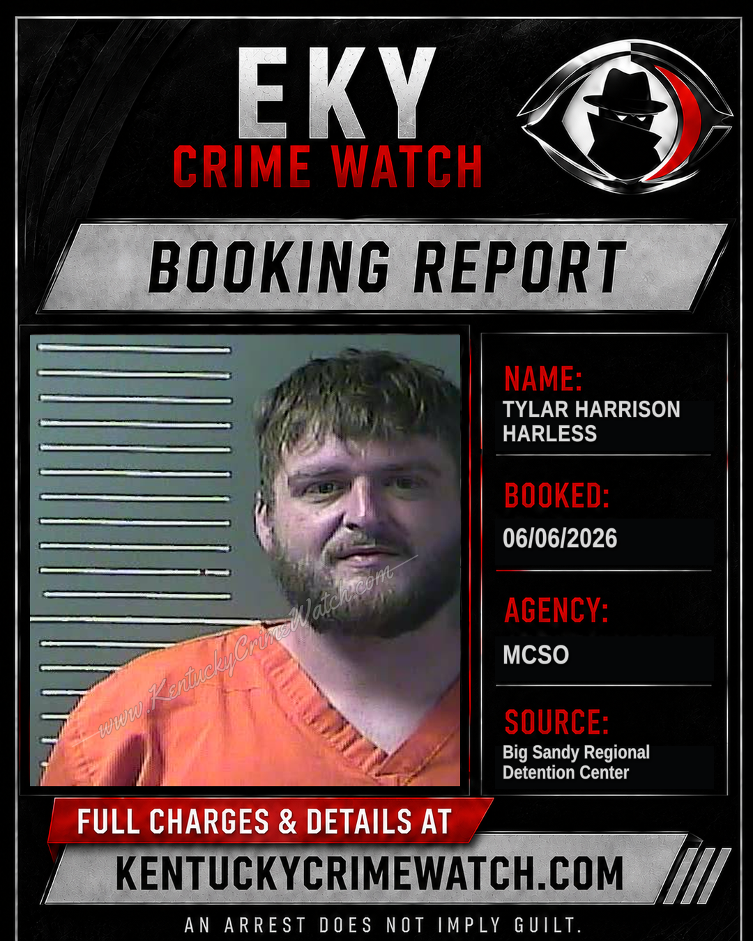 TYLAR HARRISON HARLESS booking image