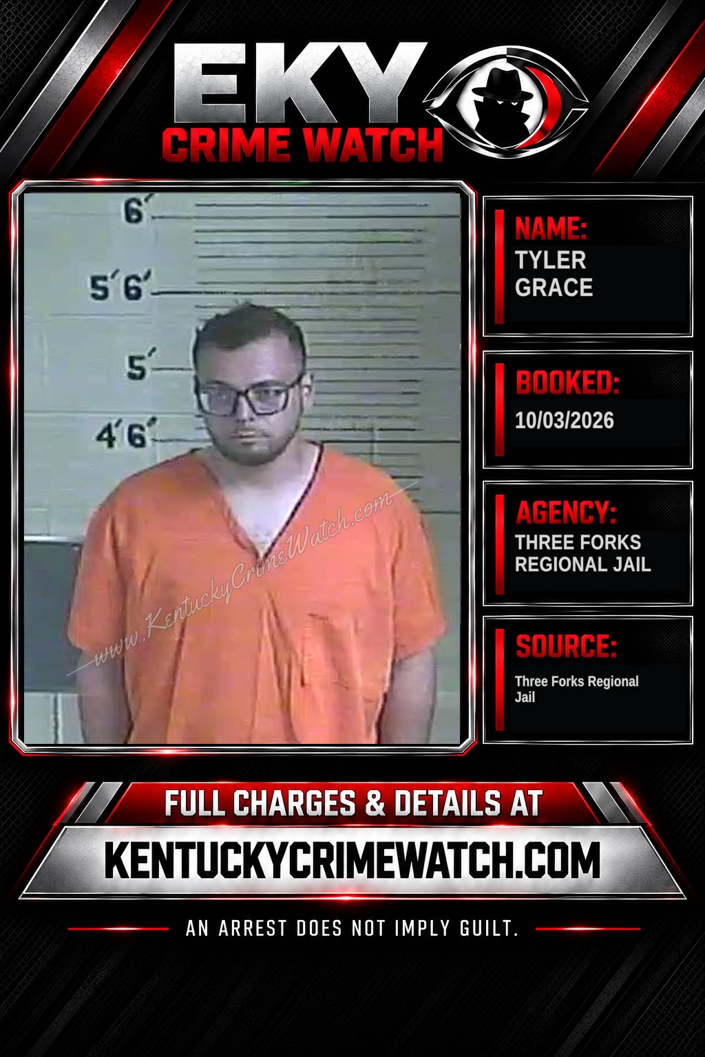 Tyler Grace booking image