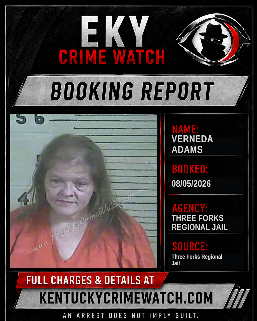 Verneda Adams booking image
