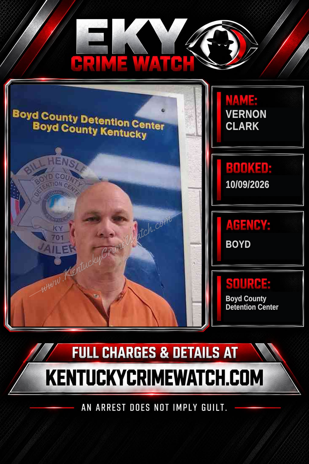 VERNON CLARK booking image
