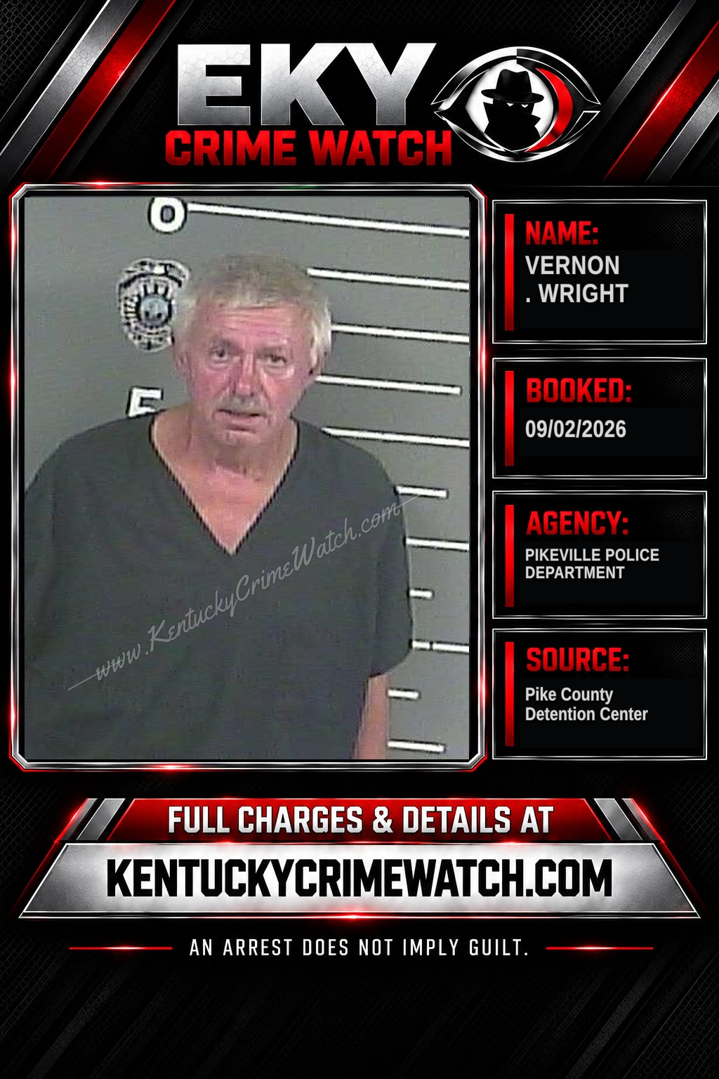 VERNON . WRIGHT booking image