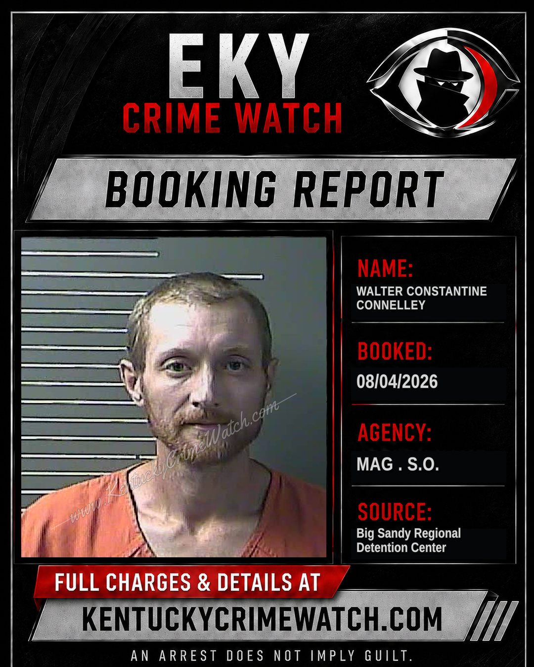 WALTER CONSTANTINE CONNELLEY booking image