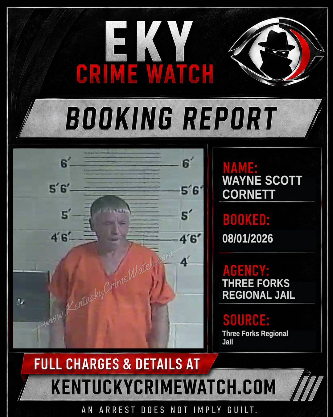Wayne Scott Cornett booking image
