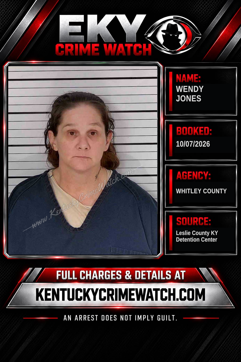 WENDY JONES booking image