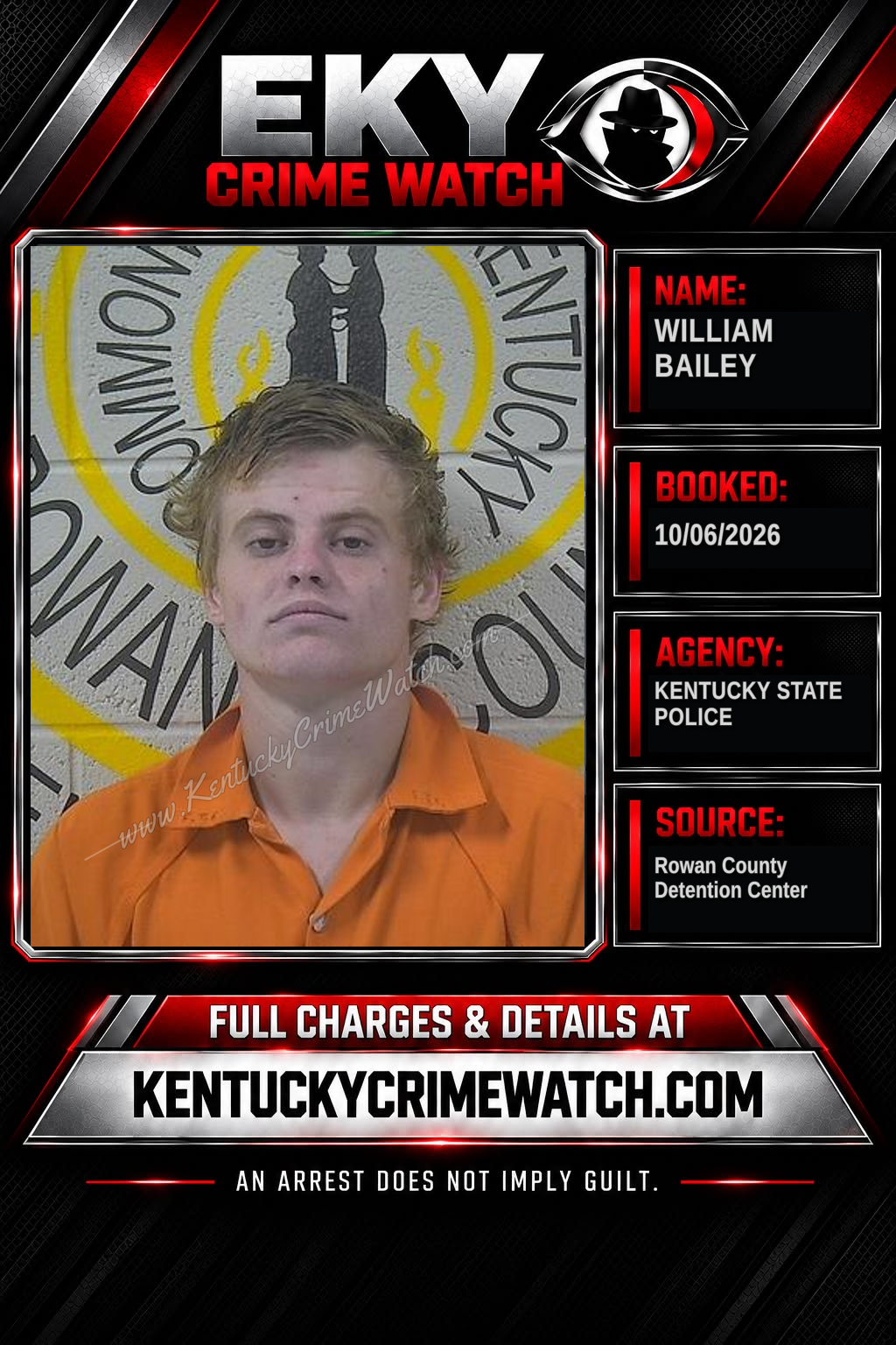 WILLIAM BAILEY booking image