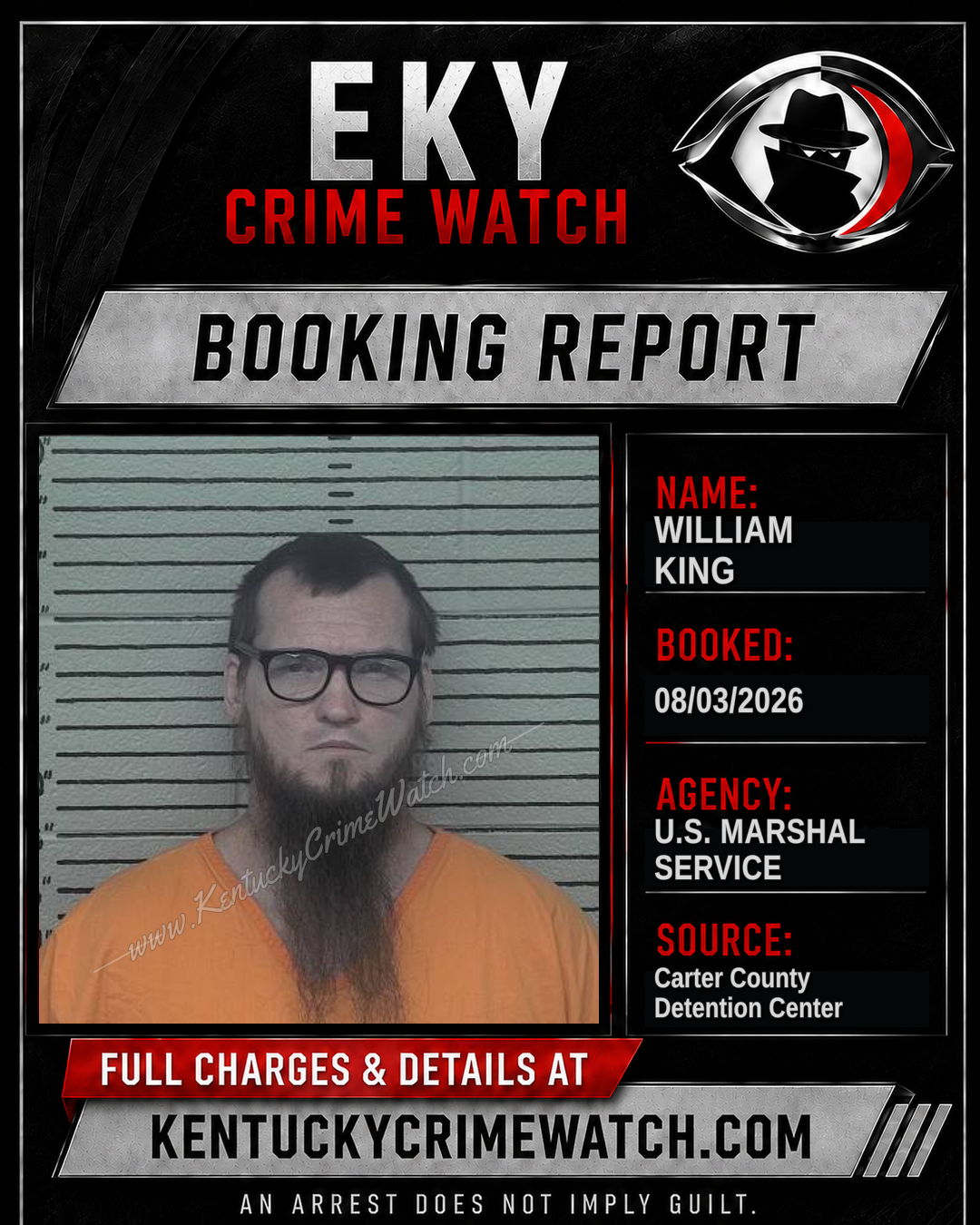 WILLIAM KING booking image