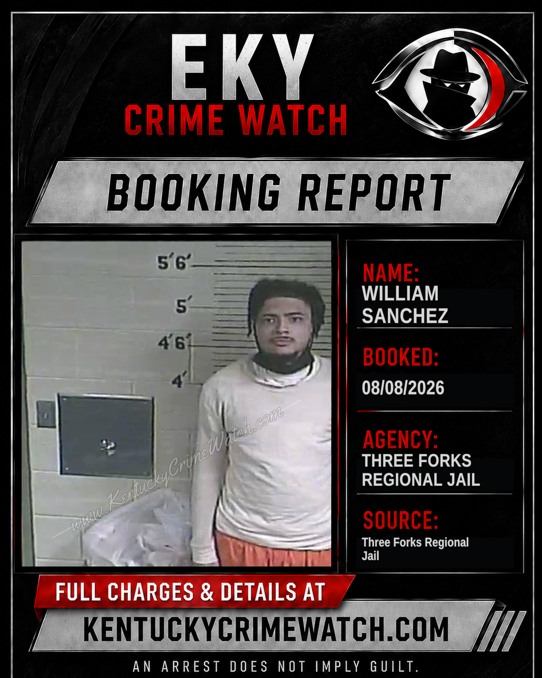William Sanchez booking image
